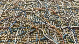 Embroidery knots and threads
